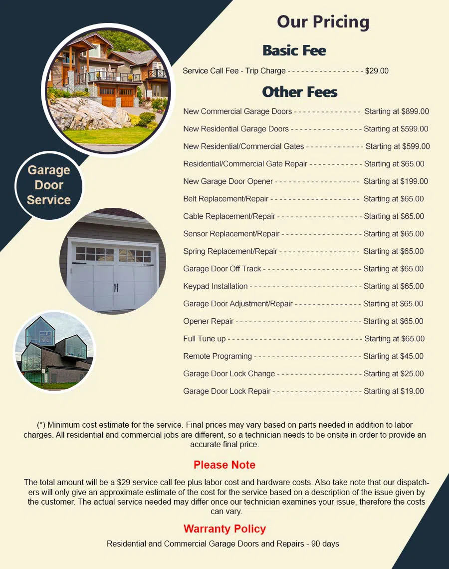 Garage Doors Store Repairs Tujunga, CA 818-351-5233